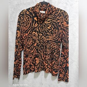 Jaipur Black And Orange Long Sleeve Size L